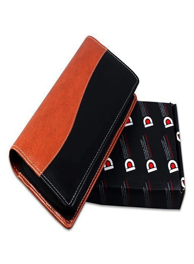 COI Expendable Leatherite Cheque Book Holder/Document Holder (Black) - Image 4